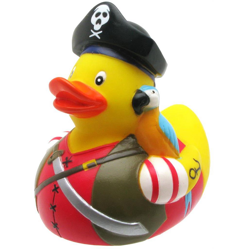 Canard De Bain LiLaLu Avec Porte-clés - Canard Malade Qui Couine - 9,5 Cm - Vinyle