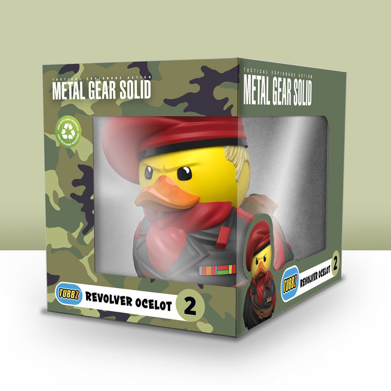 tubbz metal gear solid Duck Revolver Ocelot Metal Gear Solid Konami TUBBZ (Boxed Edition) – Canard de Bain