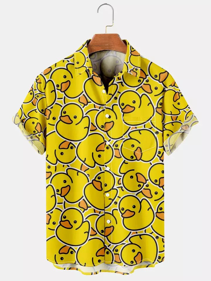 Chemise gaze de coton bleu canard - France
