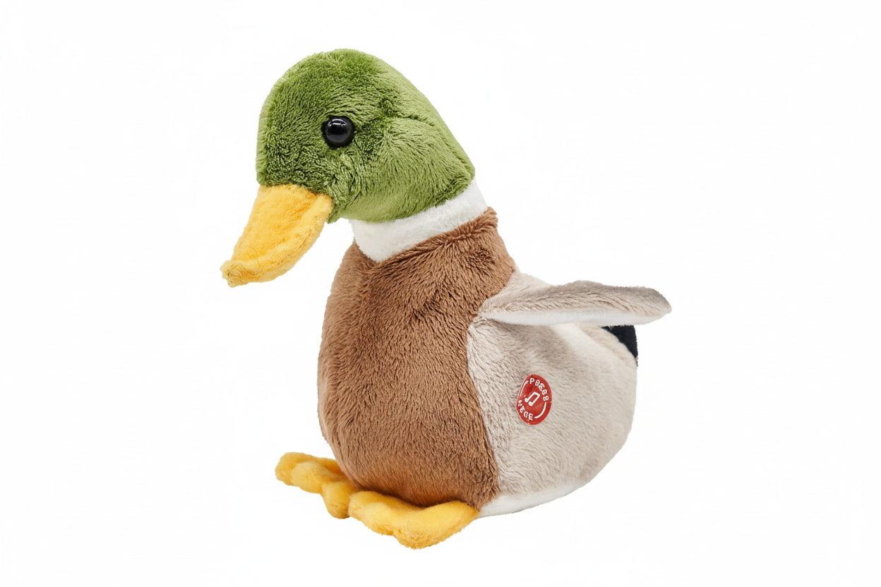 Peluche Canard Colvert avec Son
