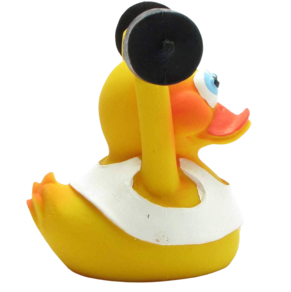 Gewichtheber-Ente