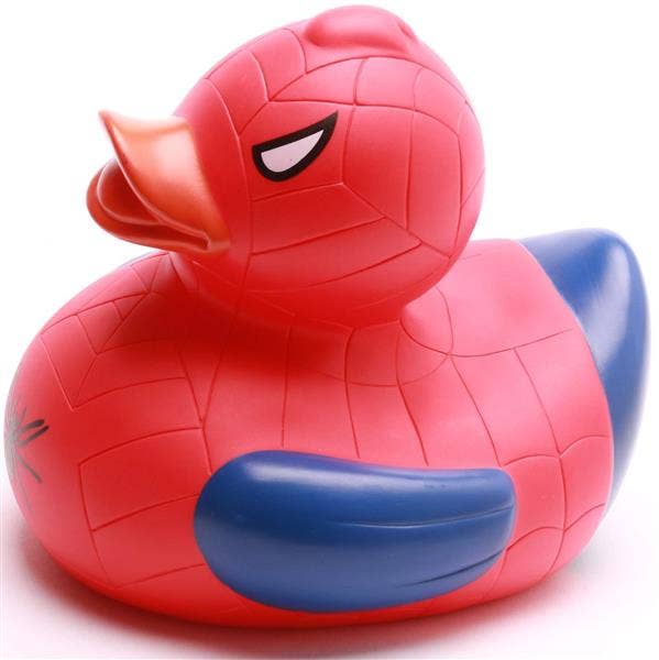 Red-Blue Superhero Duck XL