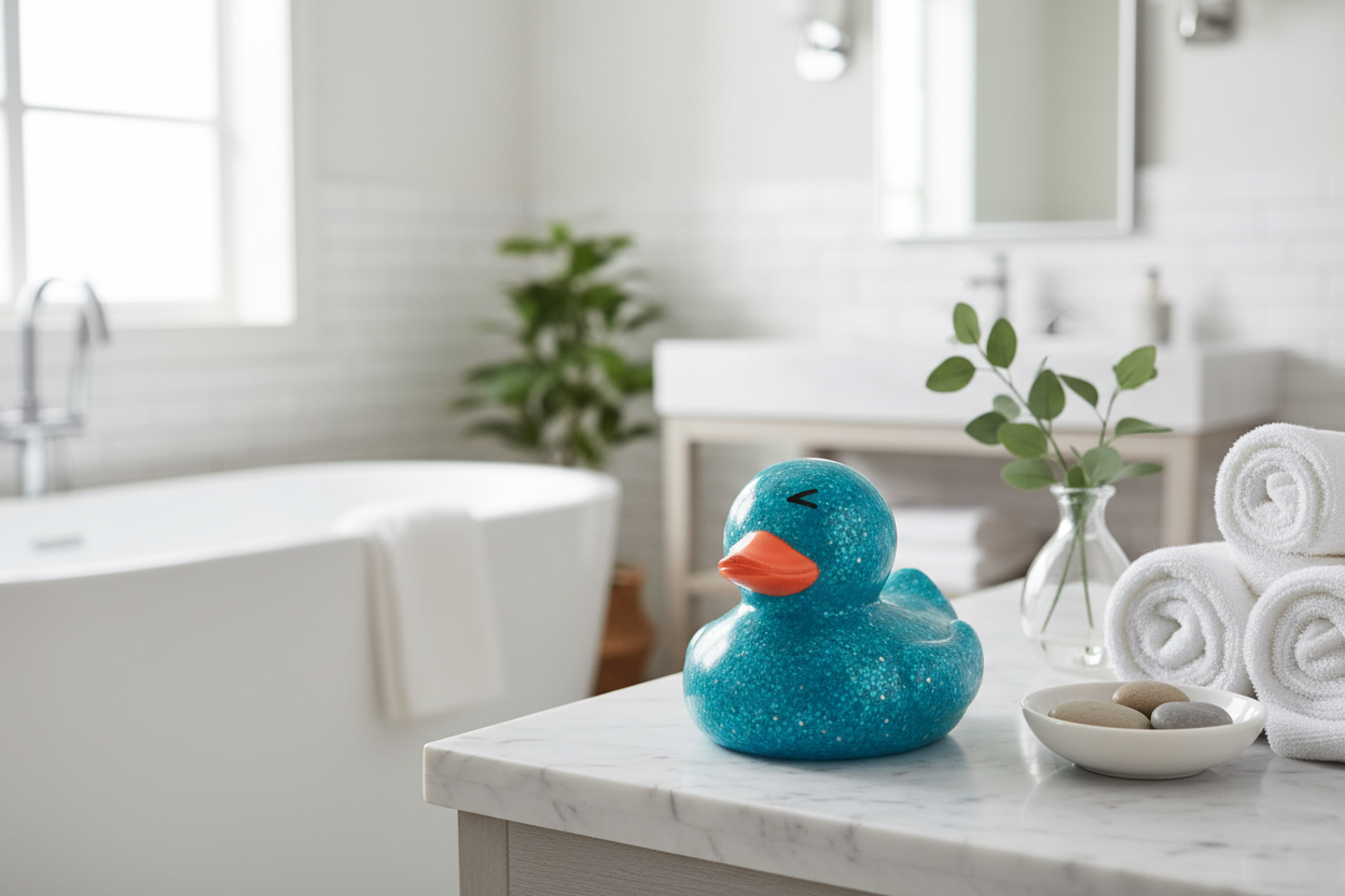 Canard Pailleté - Bleu