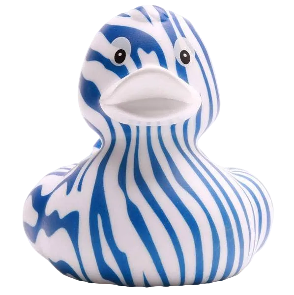 Zebra Duck - Blue