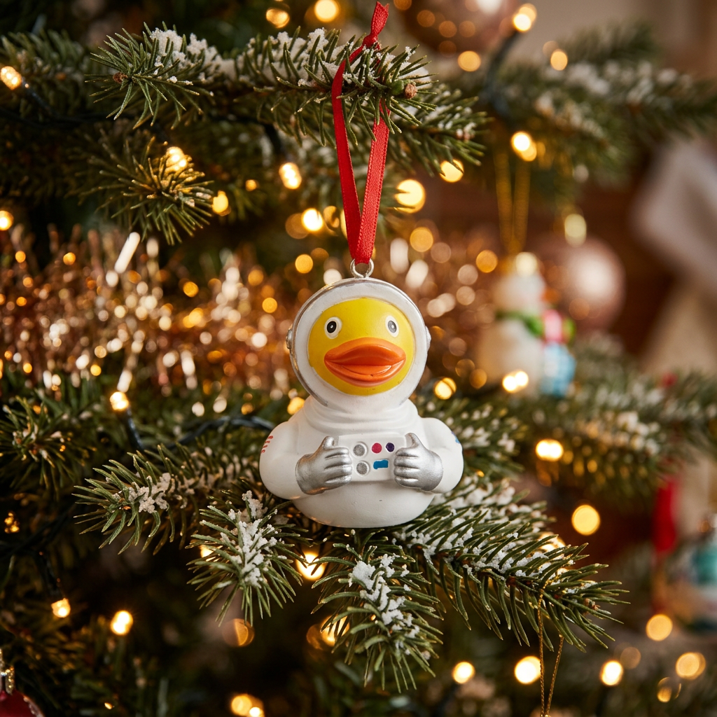 Décoration à Suspendre Canard Astronaute Yarto – ornement Duck’oration