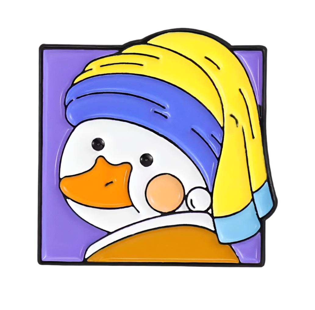 pins-canard-blanc-jeune-fille-a-la-perle-cdb