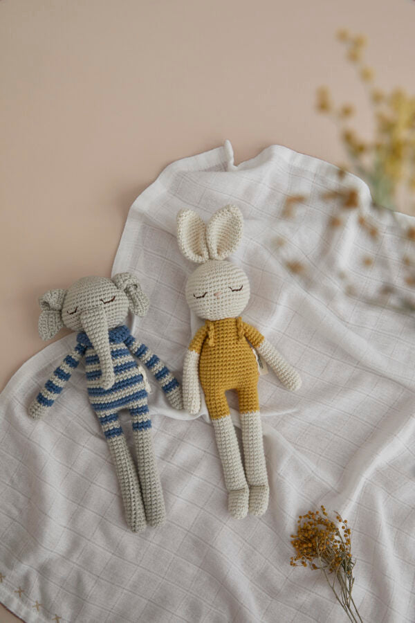 Doudou Bella le Lapin Ocre