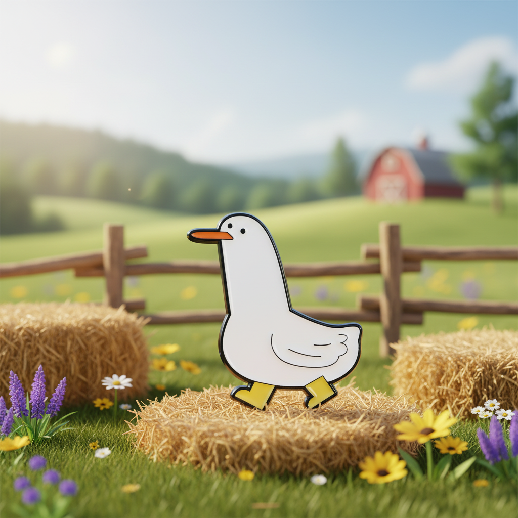 Pin's Canard Blanc