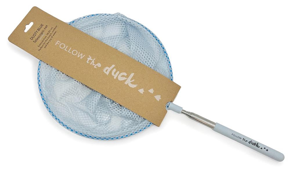 filet telescopique vieux bleu follow the duck