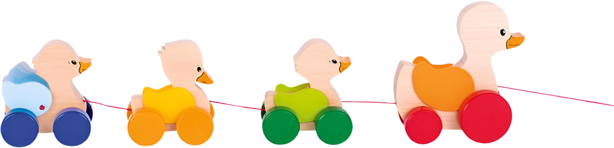 Animal à tirer - Grande Famille Canard