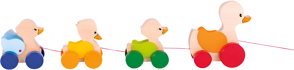 Animal à tirer - Grande Famille Canard