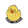 pins canard jaune what the duck