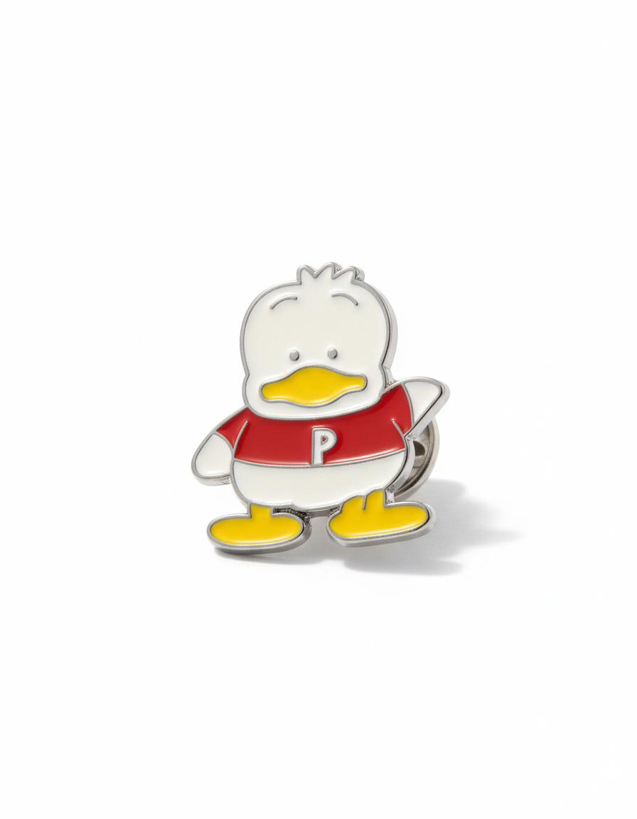 White Duck Pin “P”