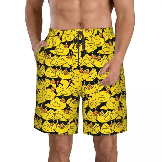 Enten-Badeshorts mit Sonnenbrille