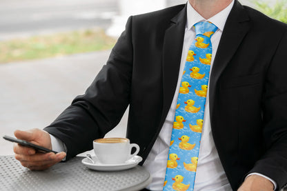 Gelbe Enten-Blasen-Krawatte