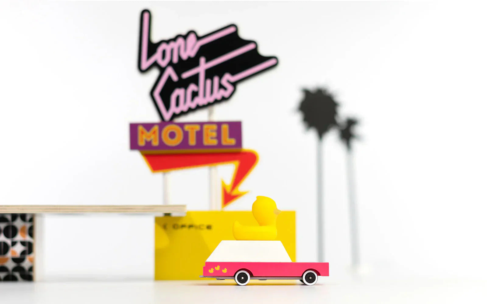 Candycar World Wooden Car - Yellow Duck
