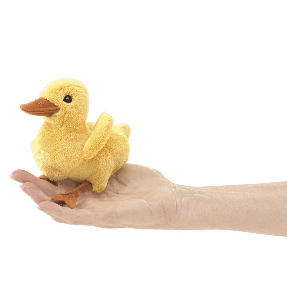 Marionnette à doigt Canard Folkmanis réaliste