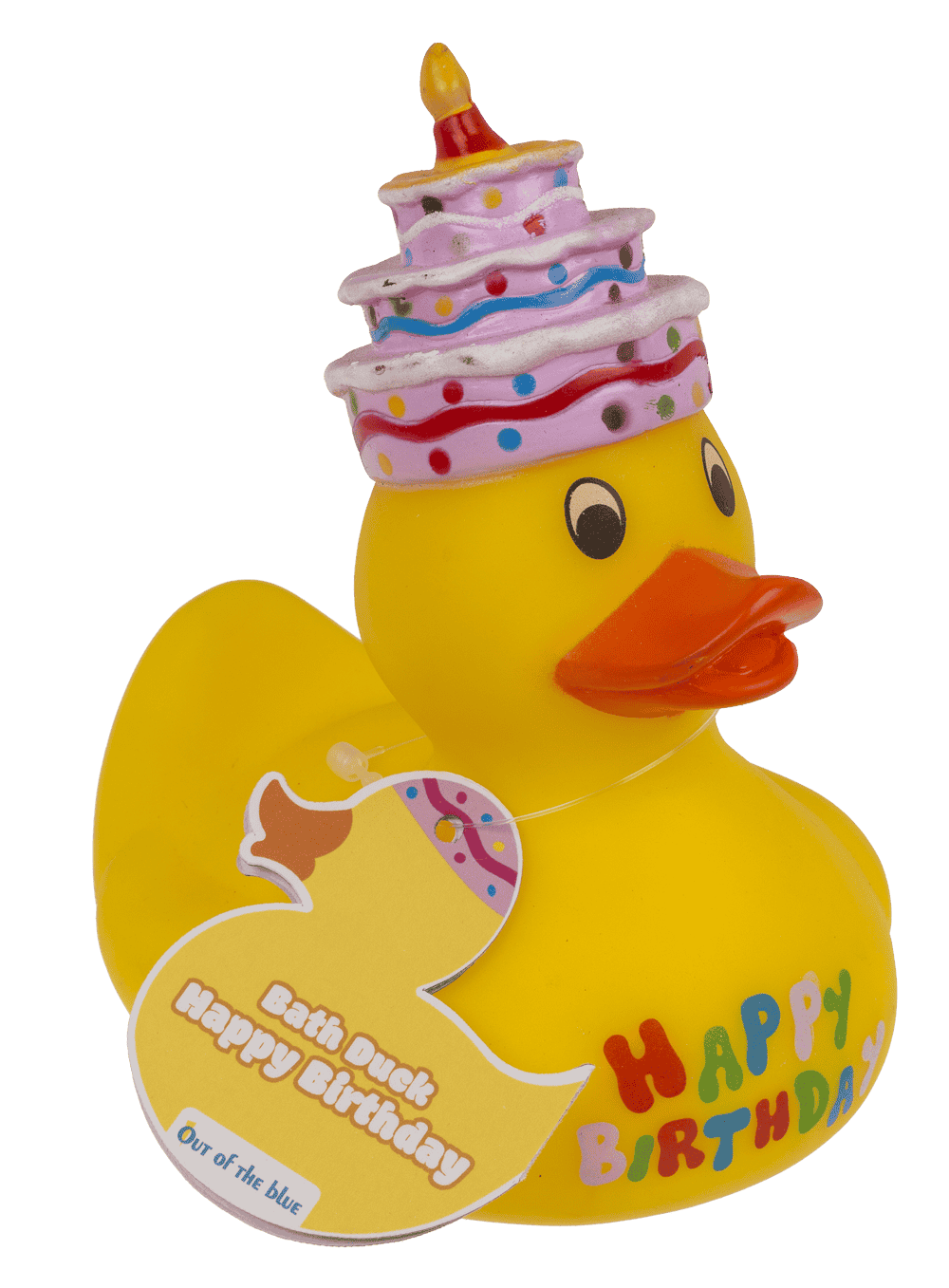 Jaune canard couineur – joyeux anniversaire – vue 2