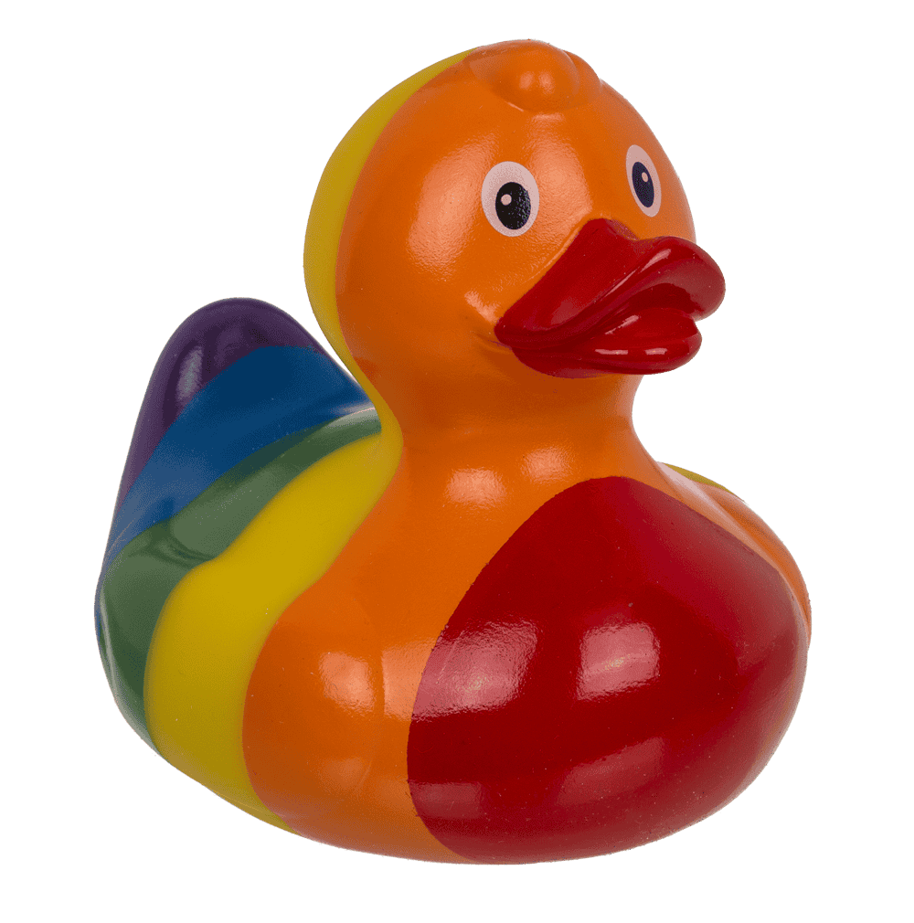 Arc-en-ciel canard couineur – env. 10 cm – vue 3