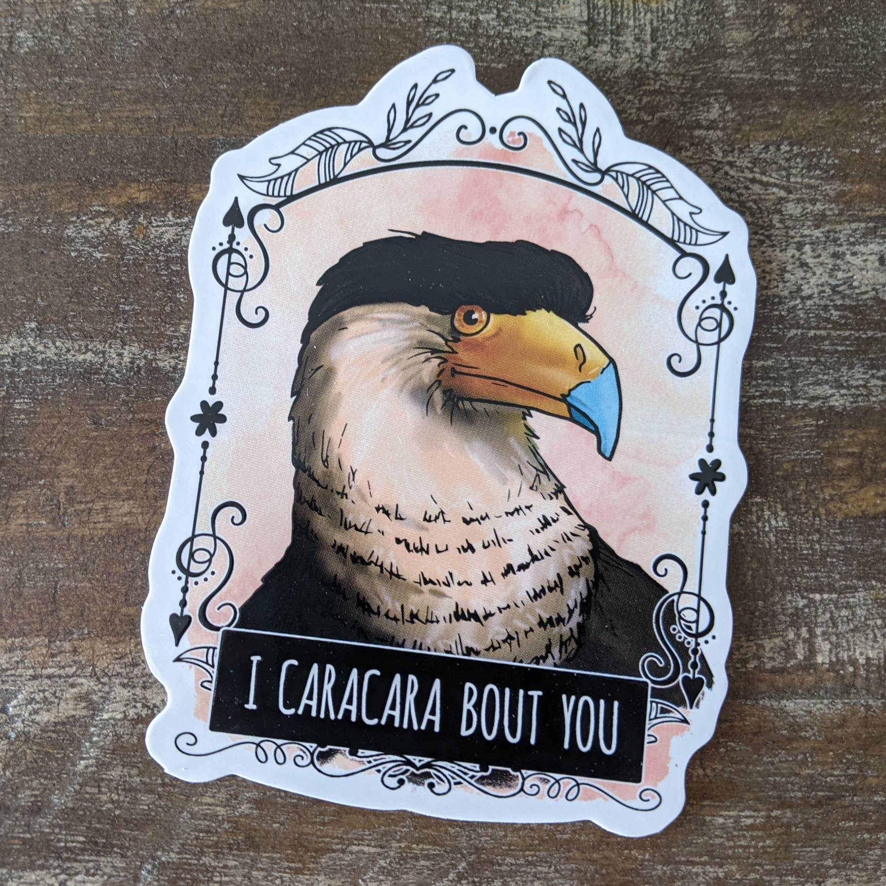 Autocollant “I Caracara Bout You”