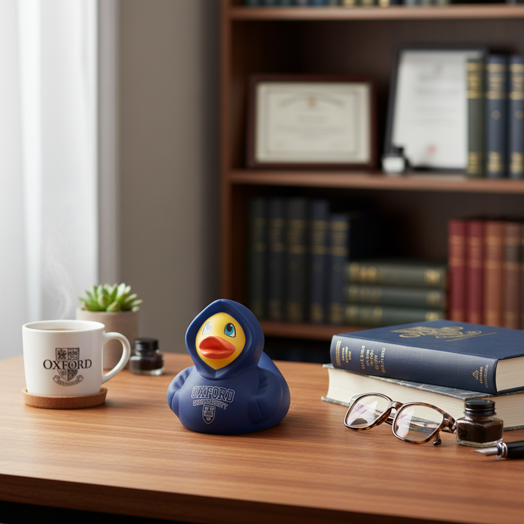 Canard Hoodie Oxford University - Bleu