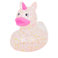 Glittery Pink Unicorn Duck