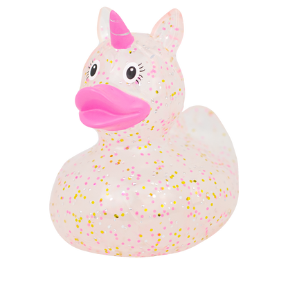 Canard Licorne Rose Pailleté