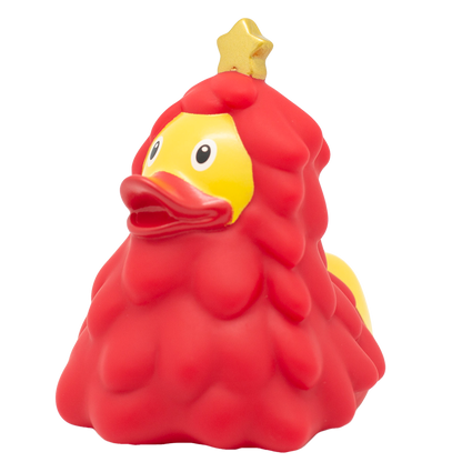 Duck Christmas Tree Red