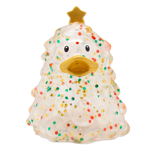 Glittery Christmas Tree Duck