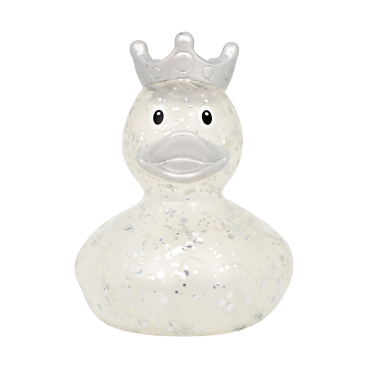 Canard Argent Couronne Pailleté