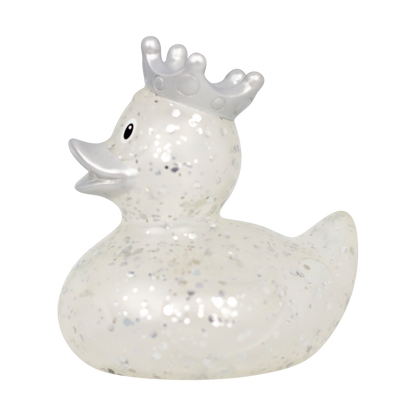 Canard Argent Couronne Pailleté