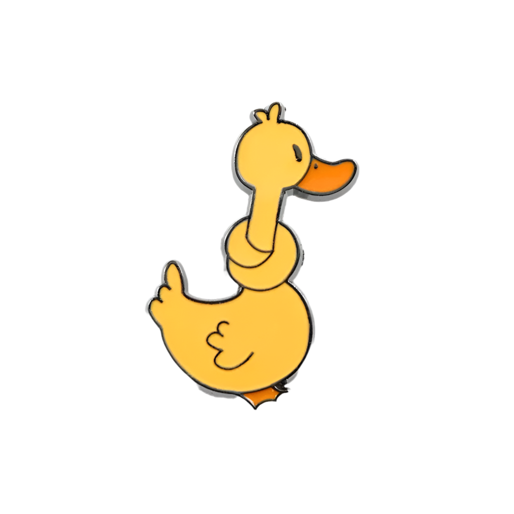 Pins Canard Cou Tordu