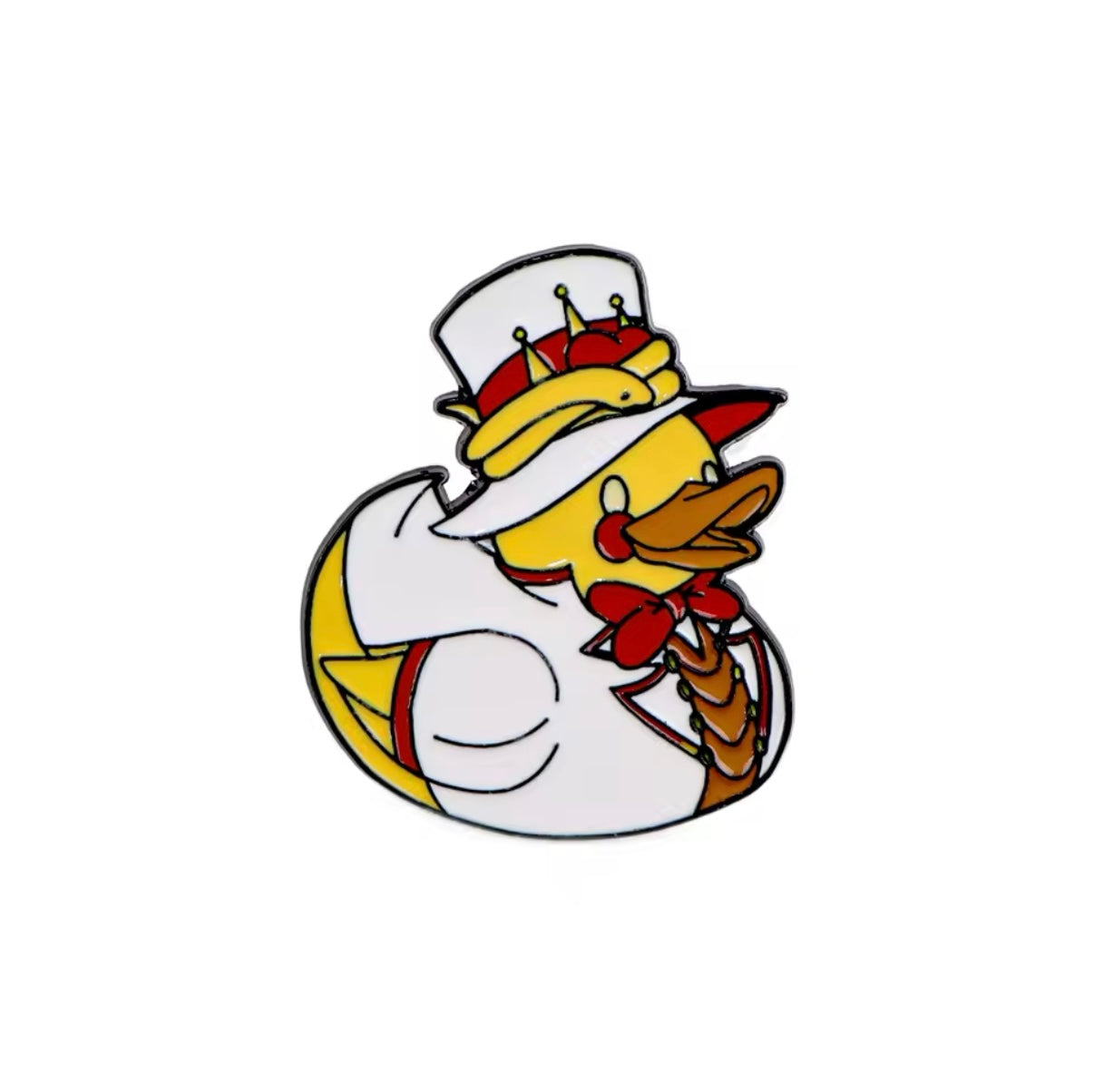 Crowned Gentleman Yellow Duck Pin