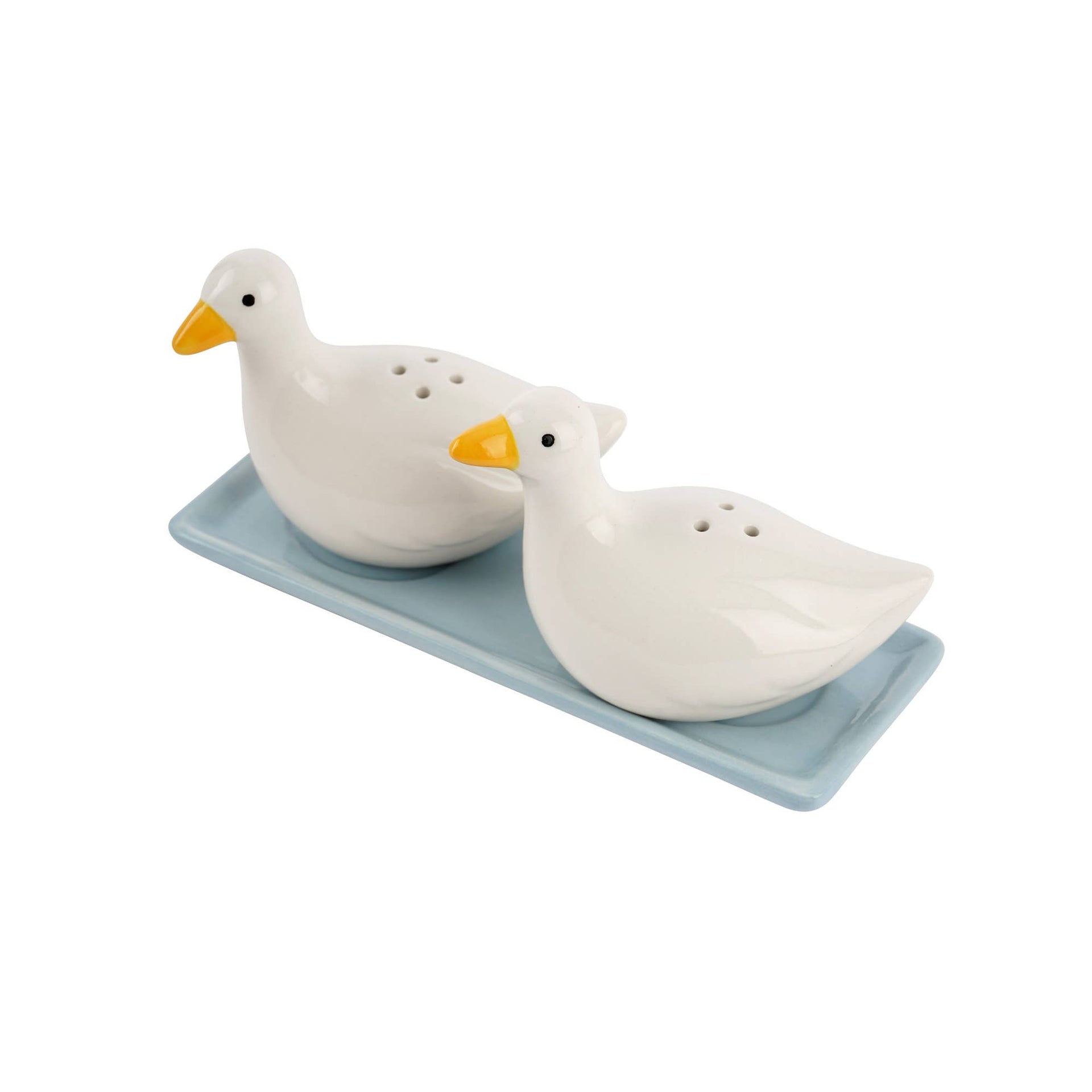 Salt and pepper White Ducks