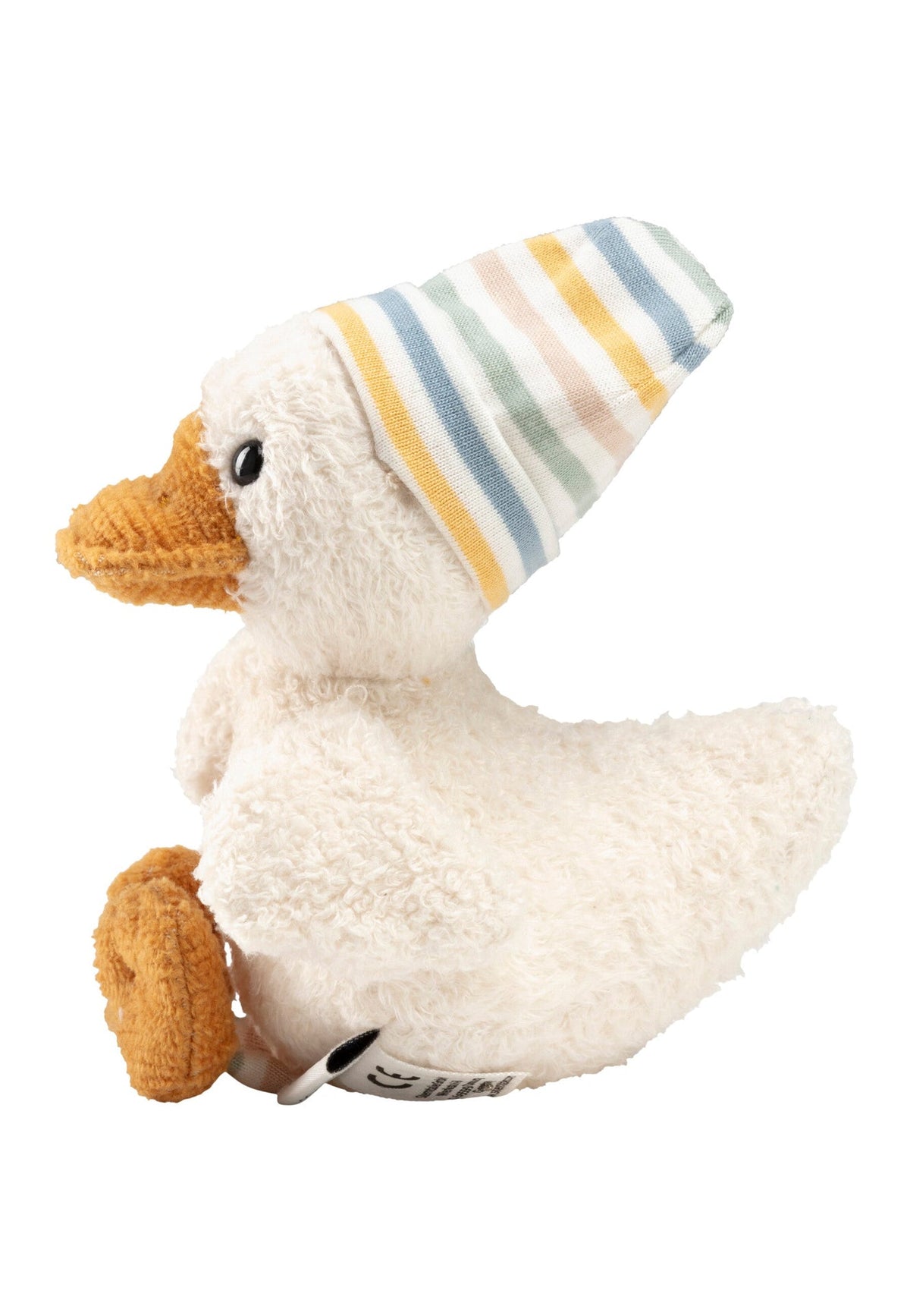 Peluche Canard Edda S avec hochet - 17 cm – vue 5