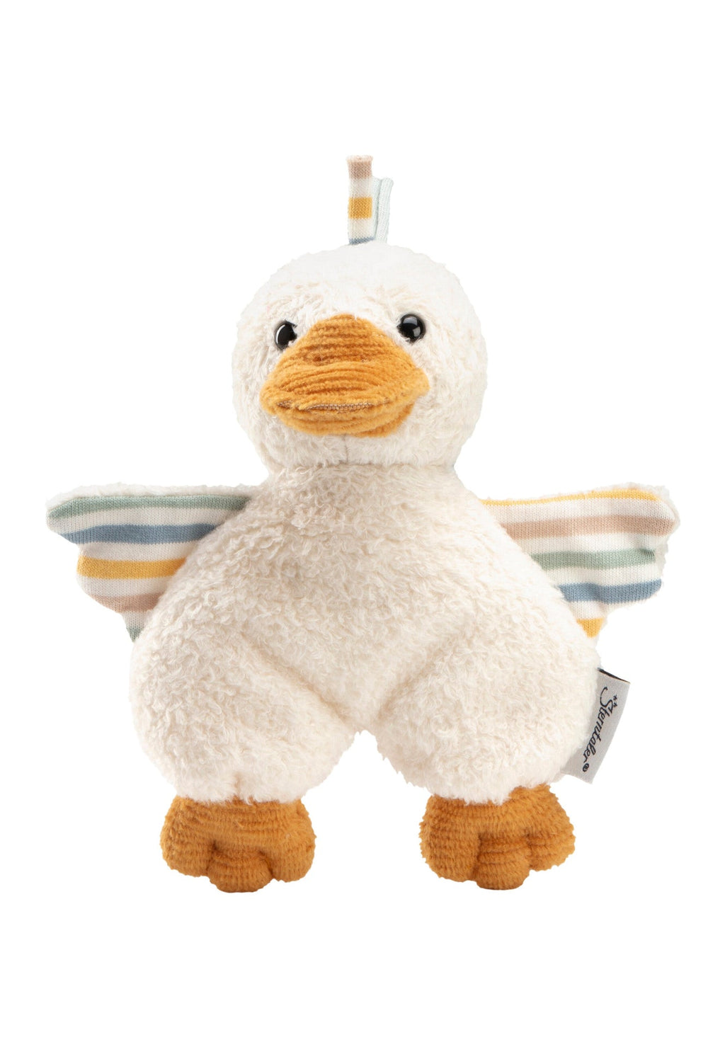 Peluche Canard Edda S avec hochet – vue 2