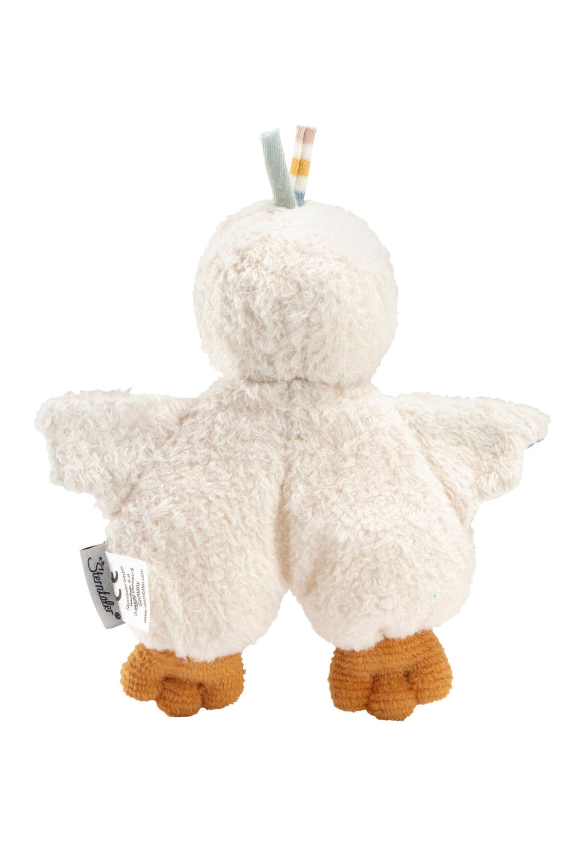 Peluche Canard Edda S avec hochet – vue 4