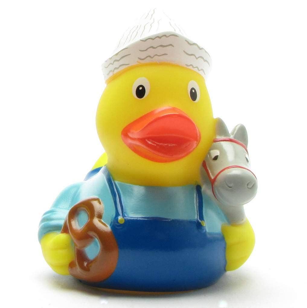 Ente, Kind, Pferd, Stock