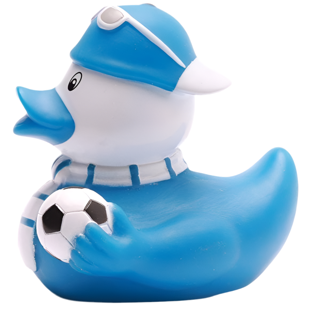 Canard Supporter de Football Bleu