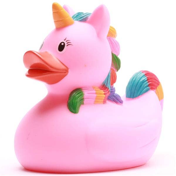 Canard Licorne Rose Arc en ciel