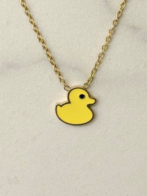 Collier Canard Jaune