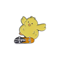 Skater-Küken-Button