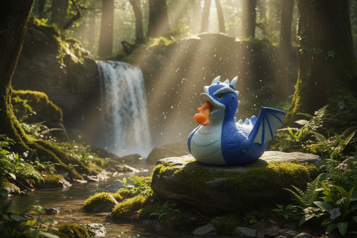 Синя драконова патица