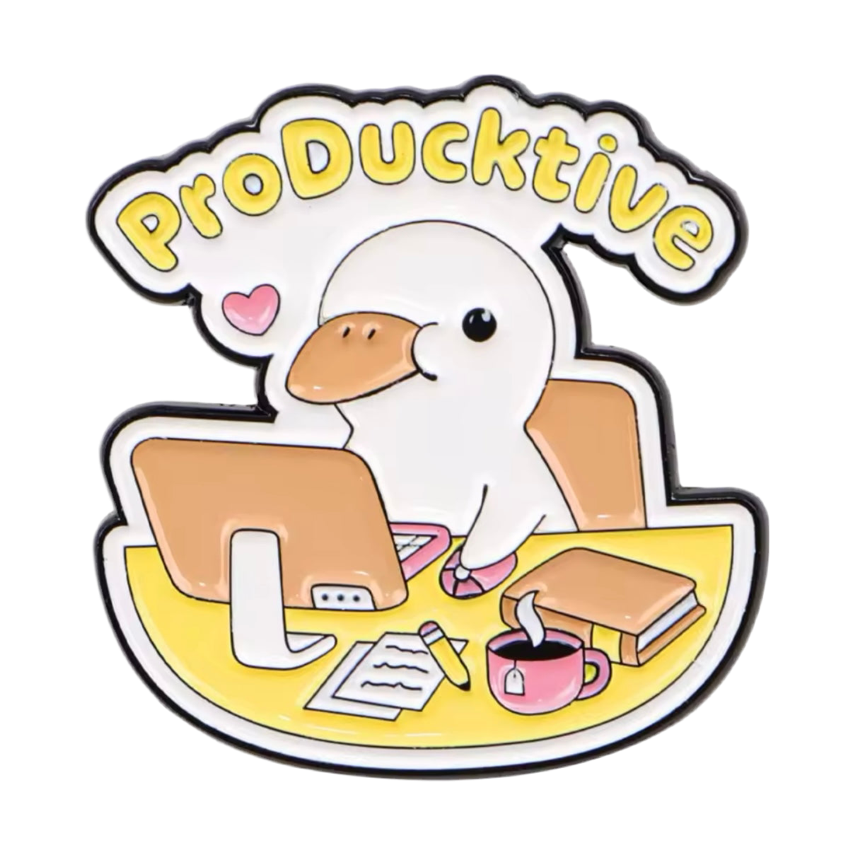 White Duck Pin "ProDucktive"