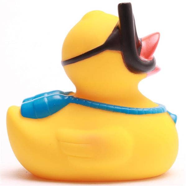 Canard Plongeur avec bouteille d'oxygène