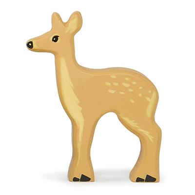 Figurine en Bois Animal De Forét - Daim