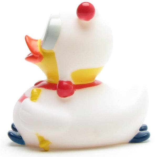 canard-skieuse-combinaison-blanche