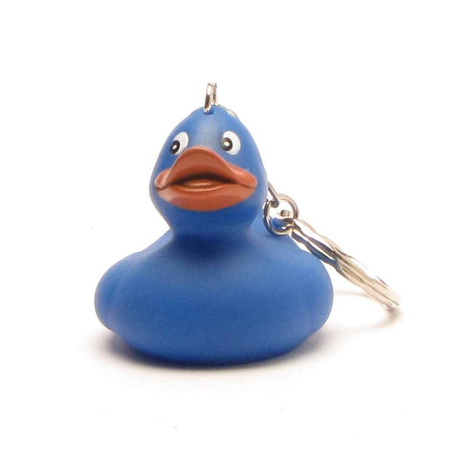Blauer Enten-Schlüsselanhänger