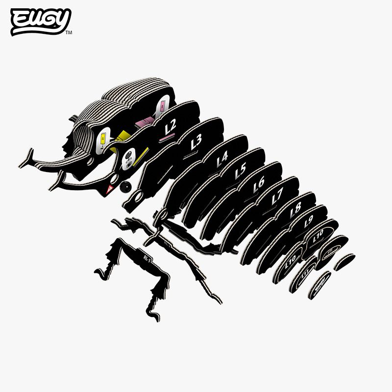 EUGY 3D - Scarabée Rhinocéros