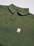Polo Chat Chanceux - Kaki